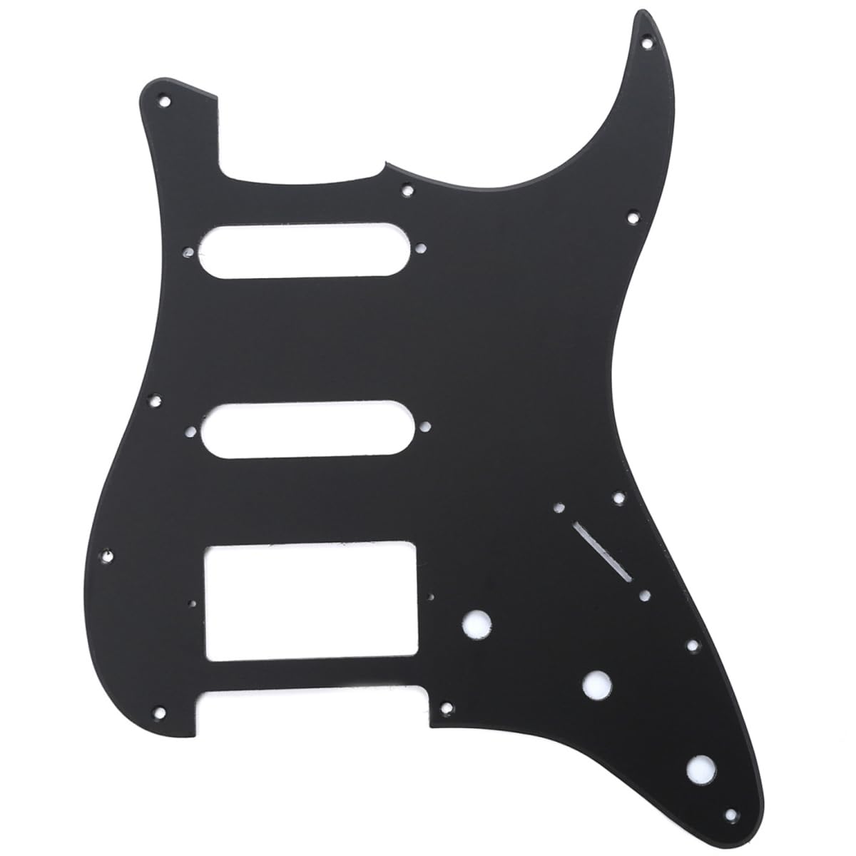 Musiclily HSS 11 Holes Strat Electric Guitar Pickguard for Fender US/Mexico Made Standard Stratocaster Modern Style Guitar Parts