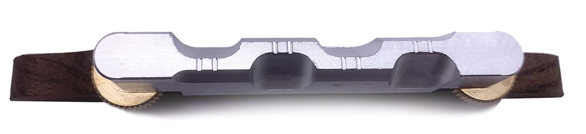 Jiayouy 4.5 Inch Adjustable Compensated Mandolin Bridge Durable Rosewood For 8 String Archtop Mandolins