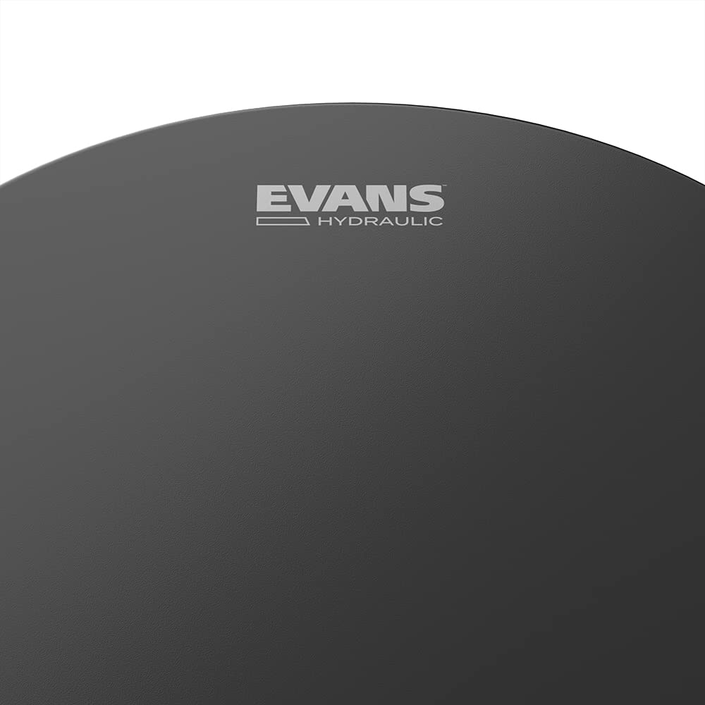 Evans Drum Heads   Snare Drum Head   B13Hbg   Hydraulic Black Coated Drumhead   13 Inch