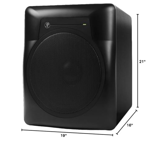 Mackie Mr Series, Studio Subwoofer 10 Inch Professional Grade With 120 Watts Of Class A/B Amplification, Powered (Mrs10)