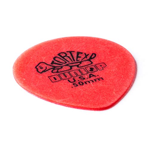 Jim Dunlop 413R.50 Tortex� Tear Drop, Red, .50Mm, 72/Bag