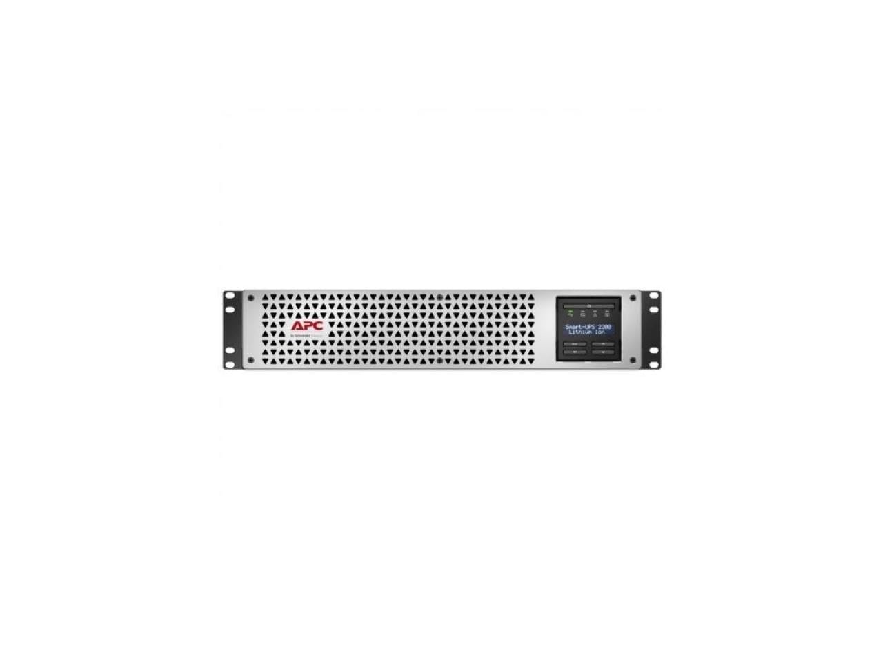 Apc Smart-Ups 2200Va Lithium Ion Ups, Smtl2200Rmucnc, Short Depth, Pure Sine Wave Rack Mount Ups With Network Card