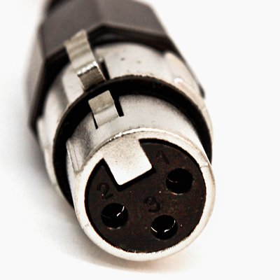 Seismic Audio - Saxlx-25-6 Pack Of 25' Black Xlr Male To Xlr Female Microphone Cables - Balanced - 25 Foot Patch Cords