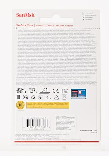 SanDisk 128GB Ultra microSDXC UHS-I Memory Card (2-Pack) with Adapter - High-Speed, Reliable Storage Solution, Black