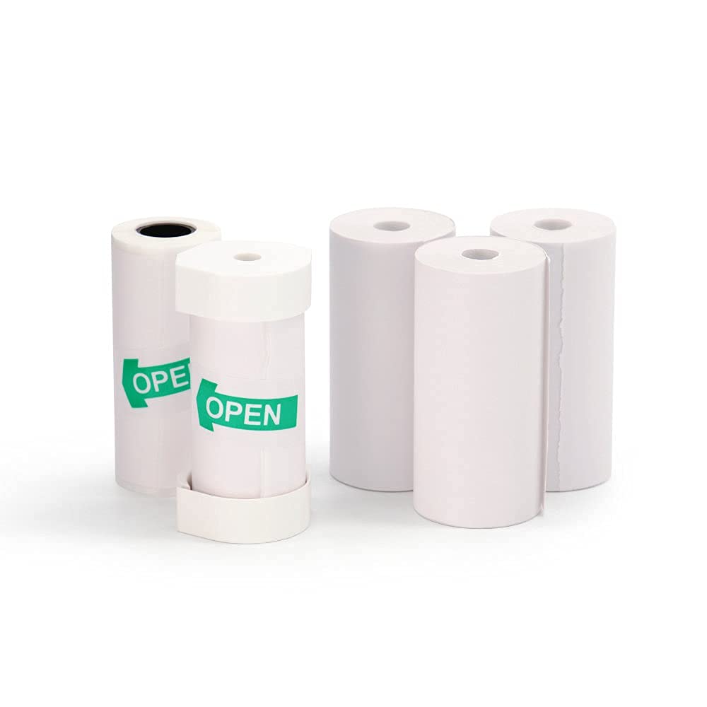 Kidamento Instant Print Kids Camera Original Bpa Free Bps Free Thermal Printing Paper Roll Refill Set 57Mm 2 1/4 Inch Width Up T