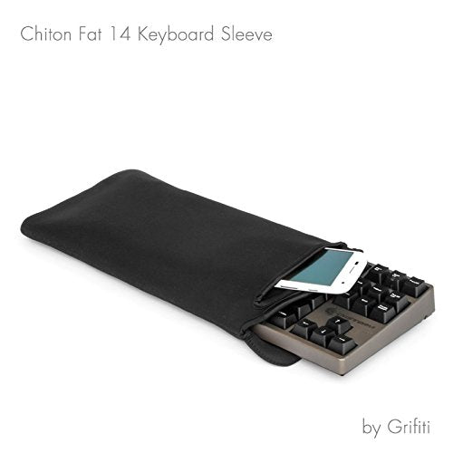 Grifiti Chiton Fat 14 7 X 14 Neoprene Keyboard Sleeve Cover For 14 Inch Tenkeyless Mechanical & Standard 10Keyless Keyboards Por