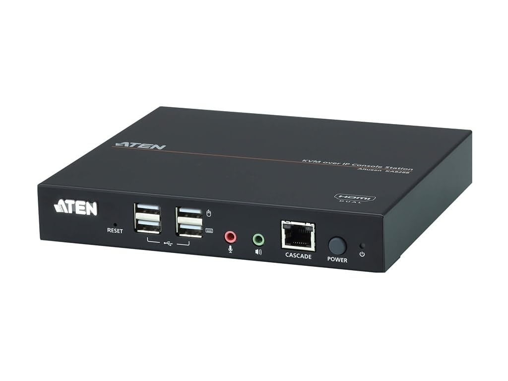 Dual Hdmi Ip Kvm Console Station