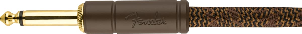 Fender Paramount Acoustic Instrument Cable, Straight/Straight, Brown, 10Ft