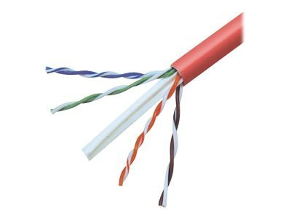 Belkin Components A7L704 1000Rd P Cat6 Solid Bulk Cable Plenum (Red)