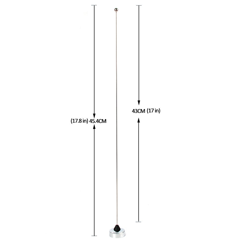 Hys Nmo 2M Vhf Band Amateur Trunk/Hole Mount 144Mhz(136 174Mhz) Antennas With Stainless Steel L Bracket Hole & 13Ft/About 4M Rg