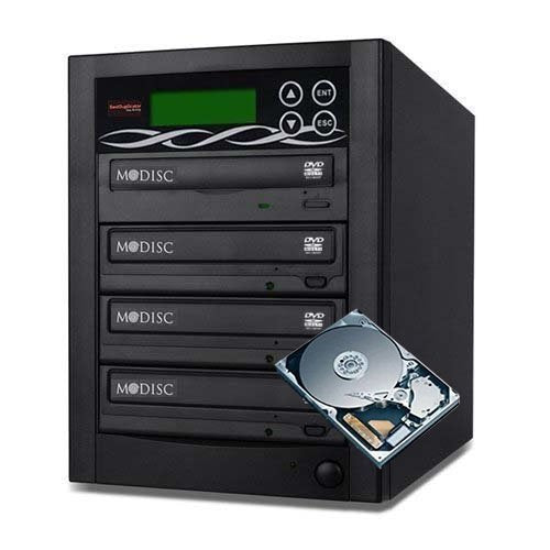 Bestduplicator Pro Hd Series   5 Target External Disc Dvd/Cd Duplicator Built In 500Gb Hard Disk Drive & 24X Burners