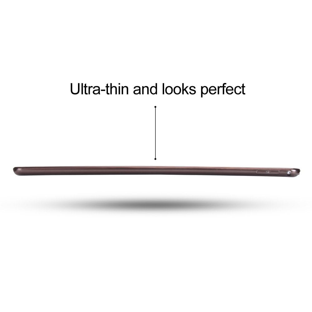 Asgens Case For Ipad Pro 9.7 Inch Black Clear, Silicone Case Flexible Soft Tpu Shockproof Tablet Computer Case For Ipad Pro 9.7