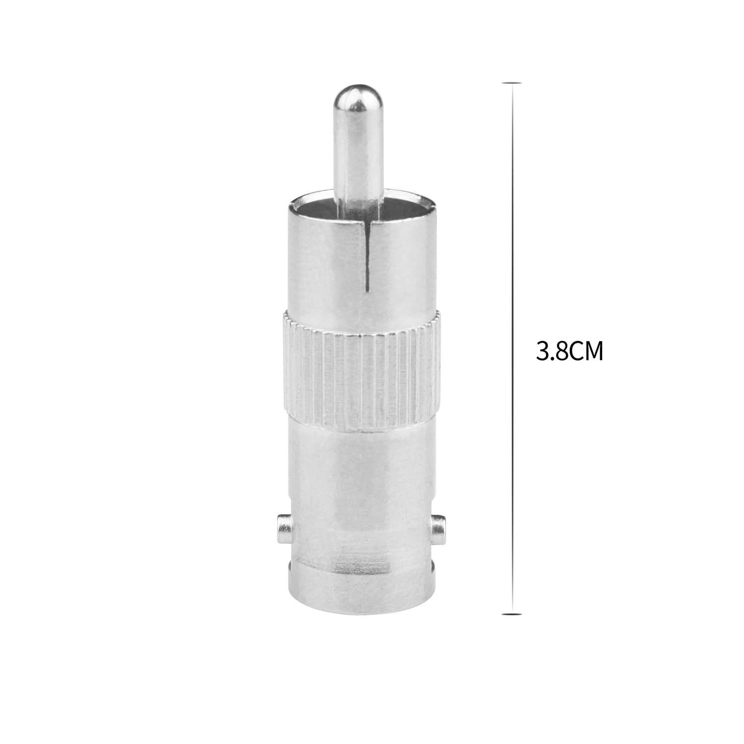 Fanbalunke Bnc To Rca Adapter 66 Pcs Bnc Female Jack To Rca Male Plug Adapter Straight Connector Coaxial Coax Rg6 Adapter For Cc