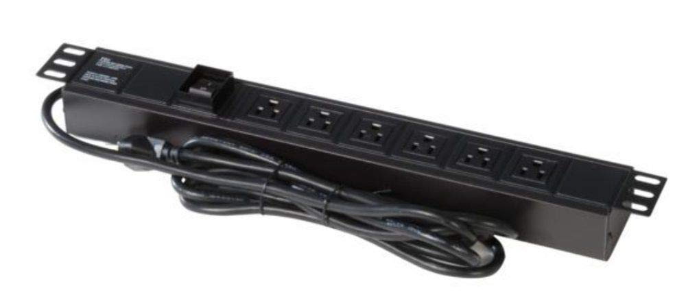 Gator GRW-PWRVERT-6 - 6-Outlet Power Strip, UL