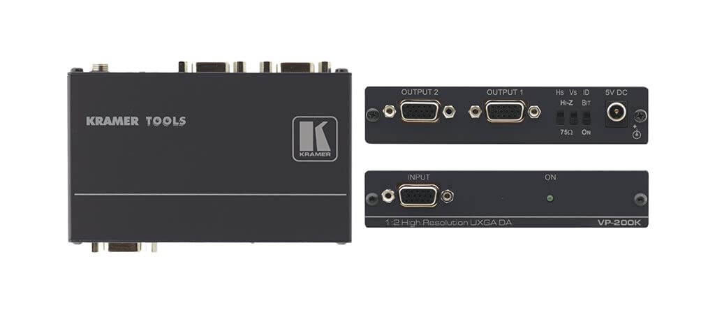Kramer Electronics 1:2 Computer Graphics Video Distribution Amplifier; The Vp 200K Is A Distribution