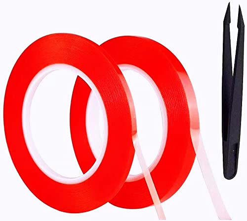 Tphaelay Double Sided 2Mm / 3Mm X 25M Acrylic Adhesive Mobile Phone Repair Tape Lcd Touch Screen Repair Tape, Super Sticky Trans