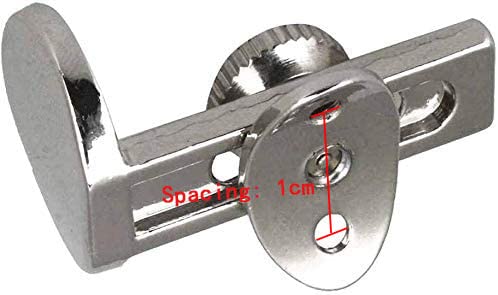 Jiayouy 5Pcs Silver Clarinet Metal Thumb Finger Rest With Screws Fit For Clarinet Oboe Woodwind Instrument