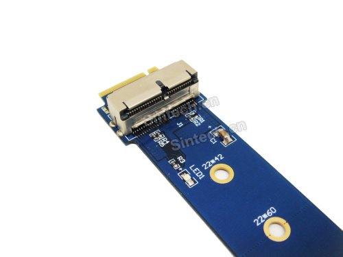 Sintech M.2 Ngff 28Pin Ssd Adapter, For Read Ssd From Macbook 2013-2015 Year In M-Key Slot (Only Fit In Desktop,Height 10Mms,Not
