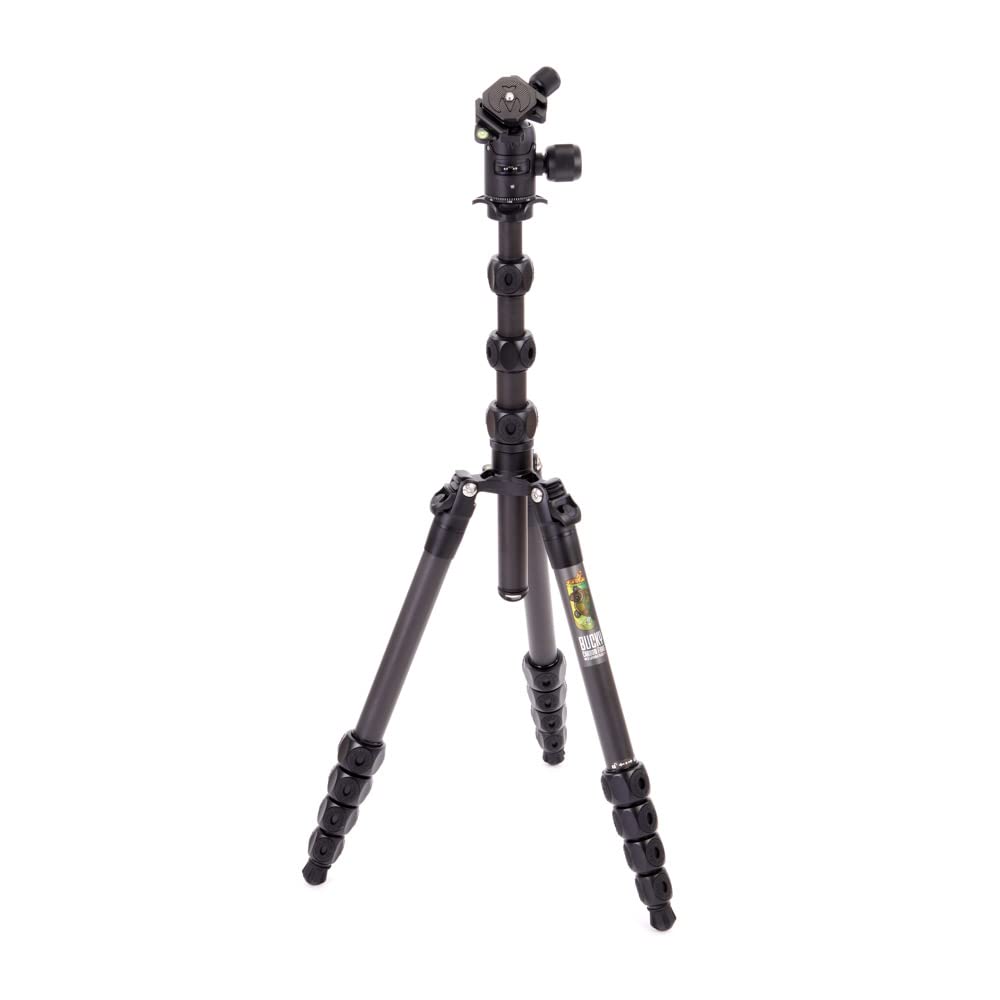 3 Legged Thing Legends Bucky Kit Carbon Fiber Tripod   Travel Friendly, Adjustable Camera Tripod With 3 Detachable Legs & Multiple Mounting Points   Darkness (Matte Black) (Buckykitdark)
