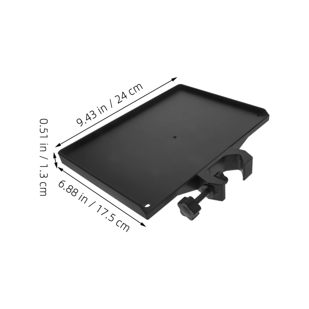 Toyvian Mobile Phone Live Tripod Microphone Sound Card Tray 9.44 X 6.88 Inch Stable Microphone Stand Tray For Live Streaming Kar