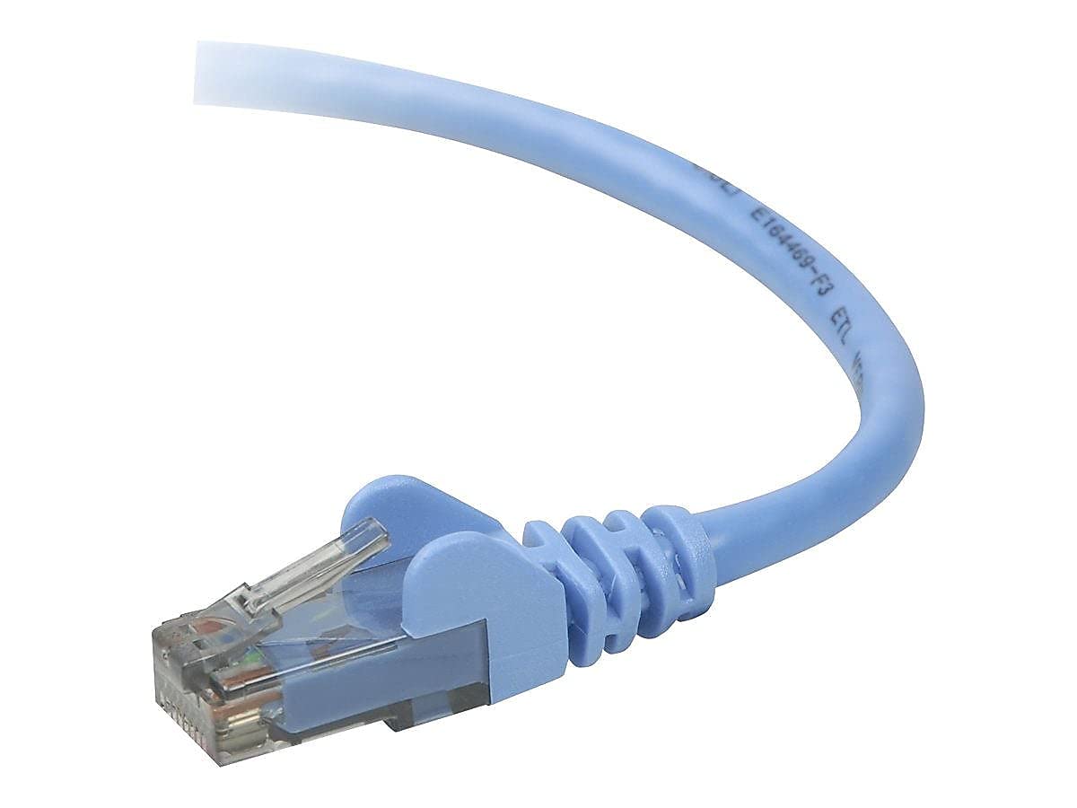 Belkin 20-ft Cat 6 RJ-45 Male/Male Snagless Patch Cable, Blue A3L980-20-BLU-S