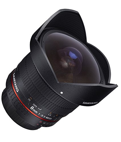 Samyang Syhd8M-C 8Mm F/3.5 Hd Lens With Removable Hood For Canon