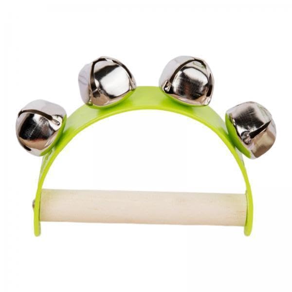 ATORSE 4xWooden Handbell Percussion Instrument Educational Toys for Game Holiday Green