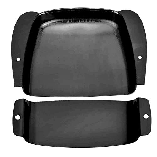 Bass Guitar Vintage Bridge Cover, Zinc Alloy Bass Guitar Bridge Cover With Screws For Electric Bass Guitar (Black)