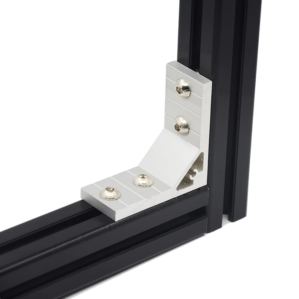 Mengqi 1Pc 700Mm 4040 8Mm Slot Aluminum Profile, 4040B European Standard Anodized Extrusion For Diy 3D Printer And Cnc Machine