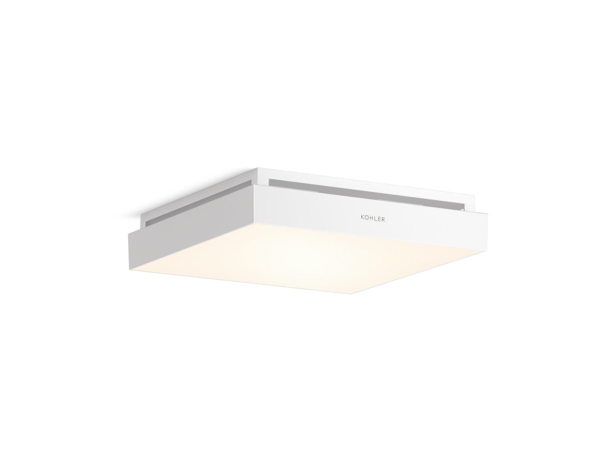 Kohler Atmo Bathroom Exhaust Fan With Light, Ceiling Vent For Bathroom, 13 7/8'' X 13 7/8''