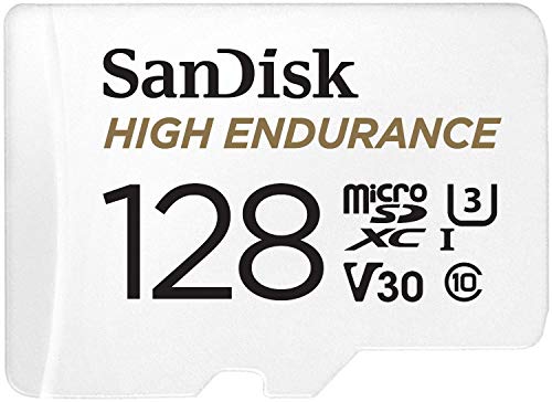 Sandisk 128Gb High Endurance Video Microsdxc Card With Adapter For Dash Cam And Home Monitoring Systems   C10, U3, V30, 4K Uhd, 