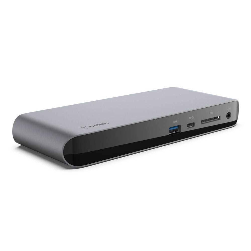 Belkin Thunderbolt 3 Dock Pro W/ Thunderbolt 3 Cable - Usb-C Hub - Usb-C Docking Station For Macos & Windows, Dual 4K @60Hz, 40G