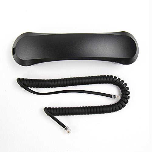 The Voip Lounge Replacement Handset Receiver With Curly Cord Black For Avaya Ip Office 1400 And 1600 Series Phone 1403 1408 1416