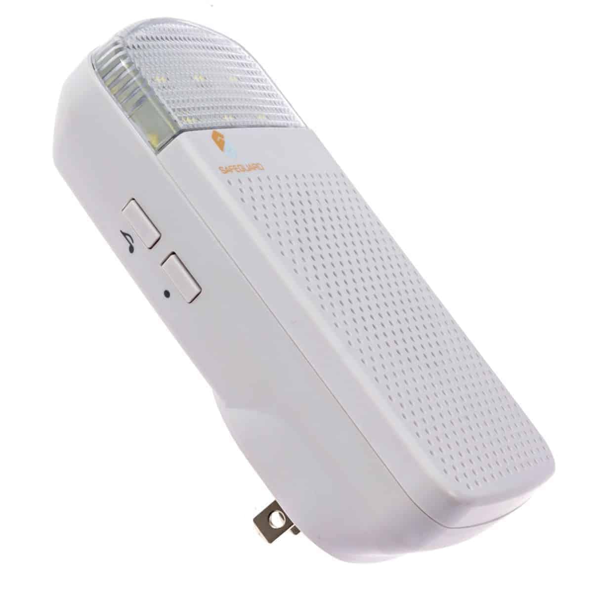 Safeguard Supply Add On Lra Dcrxs L Wireless Flashing Light Door Bell Receiver  Plug In Doorbell Receiver Compatible Only With S