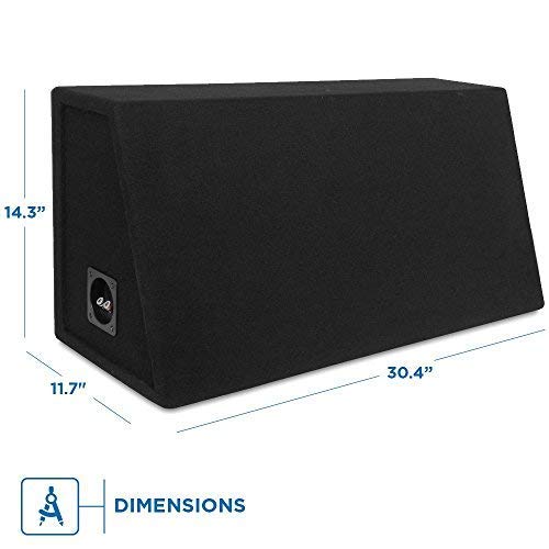 Belva Bpkg210V2 1000W Dual 10' Car Subwoofer With Ported Enclosure, Monoblock Amplifier, Wiring Kit And Remote Bass Knob