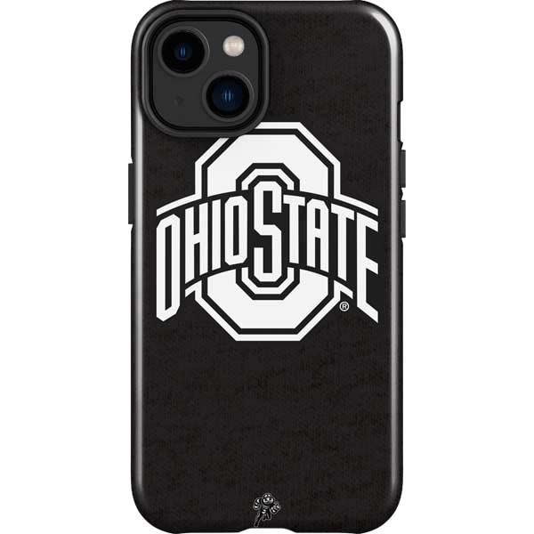 Skinit Impact Phone Case Compatible With Iphone 14 Plus   Officially Licensed Osu Ohio State Black Design