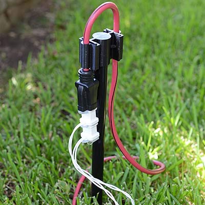 Seasonal Lighting Weatherproof Kit (25 Pack)   Outdoor Extension Cord Gasket And Plugs & Christmas Light Weatherproof Gasket, Gf