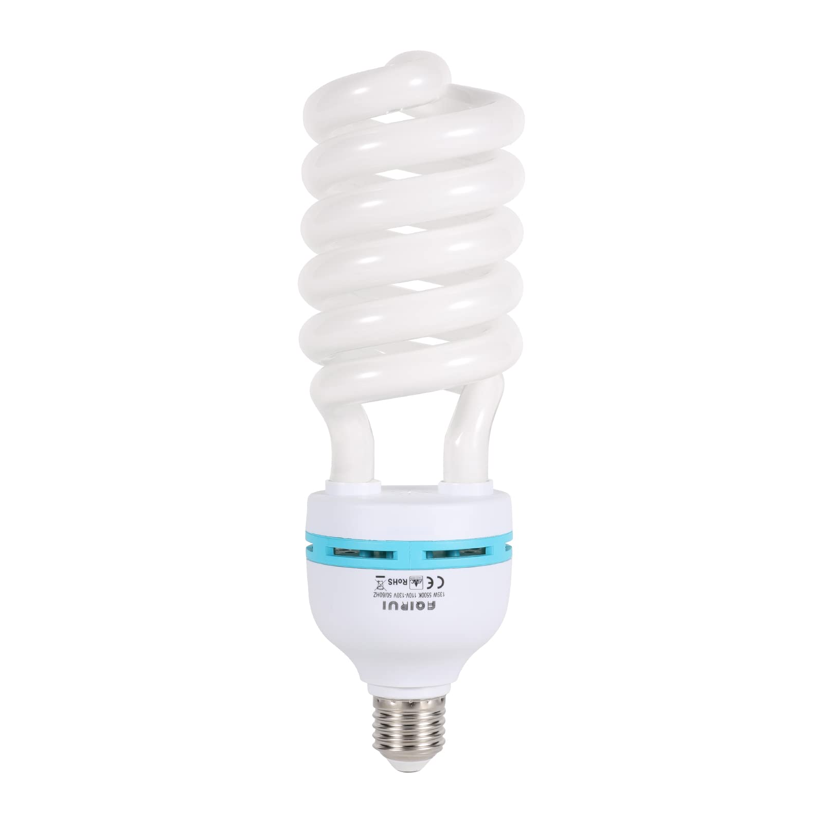 Aqirui 135W Light Bulb 5500K Cfl Daylight Spiral Softbox Bulb In E27 Socket For Photography Photo Video Studio Lighting White 1