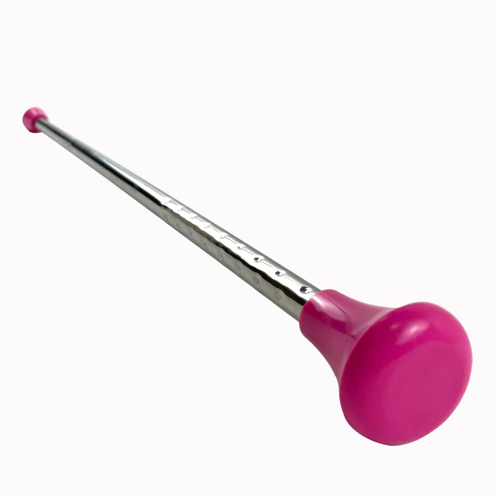 Oiloda Twirling Baton 21 Inches Marching Baton Spinning Dance Baton Metal Gymnastics Parade Stick For Child In Majorette (Pink)