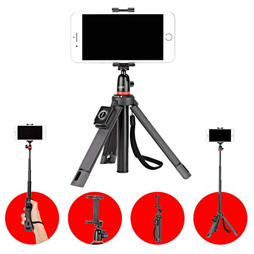 Joby Jb01550 Bww Telepod Mobile Tripod For Smartphone And Camera   Bluetooth Remote, Monopod, Selfie Stick, Vlogging, Iphone, Mi