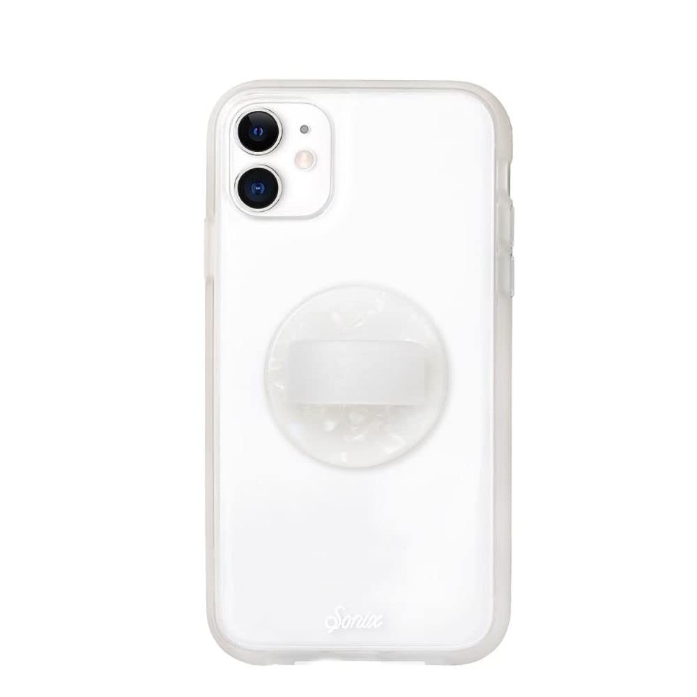 Sonix Silicone Phone Ring   Pearl Tort, White