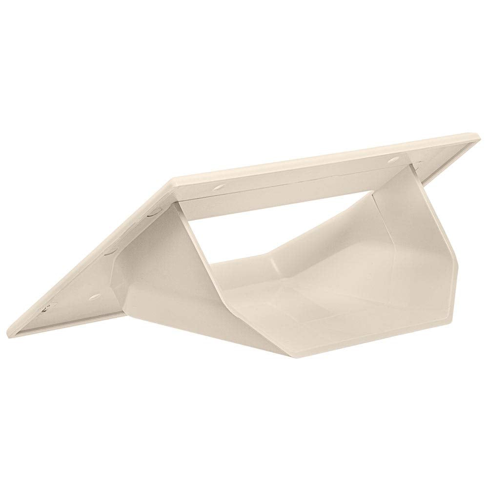 Cmple - Wall Plate - 3-Gang Recessed Low Voltage Cable - Lite Almond