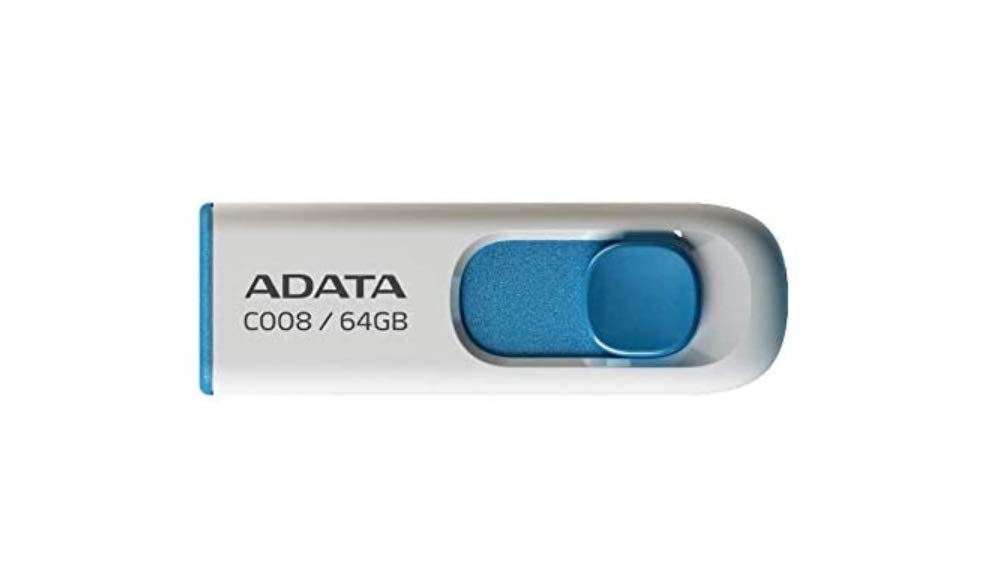 Adata Classic Series C008 64Gb Usb 2.0 Flash Drive Ac008 64G Rwe