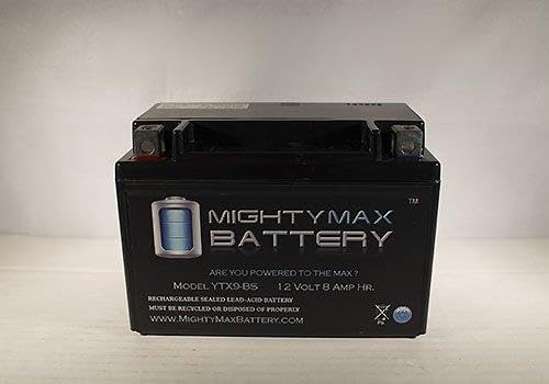 Mighty Max Battery YTX9-BS Replaces Honda ATV TRX300EX TRX400EX 300EX 400EX CBR900R RR (4 Pack)