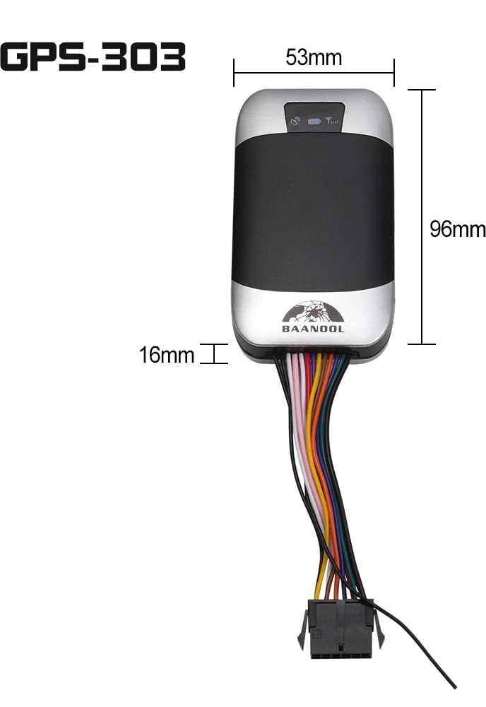 Baanool Bn 303F/G 2G Gps Tracker For Vehicles Fuel Car Tracker Device No Monthly Fee Intelligent Management Tracking System Free