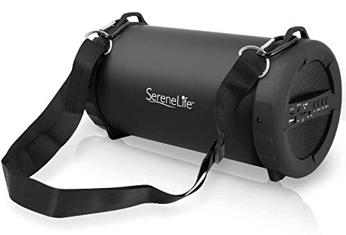 Serenelife Outdoor Portable Wireless Bluetooth Boombox And Radio Stereo System With Rechargeable Battery, 2       Speaker Driver