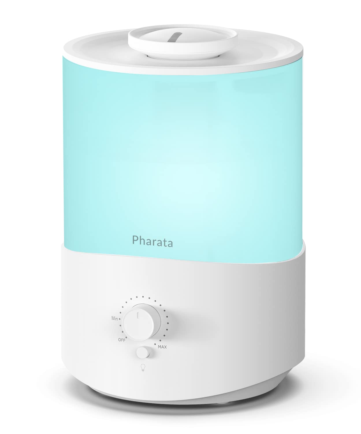 Pharata Humidifiers For Bedroom Large Room, 2.5L Cool Mist Humidifier With Essential Oil Diffuser, Top Fill Humidifier For Baby,