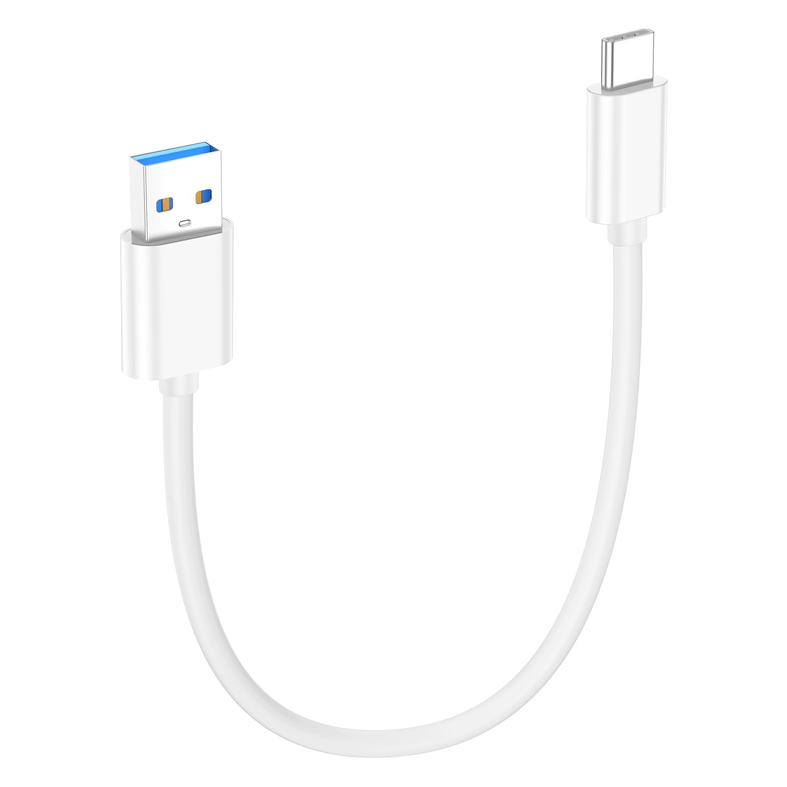 1Ft Usb A To Usb C Cable,Usb 3.1/3.2 Cable 10Gbps High Speed Data Sync And Qc 3.0 60W Fast Charging For Macbook Pro,Ipad Pro Air