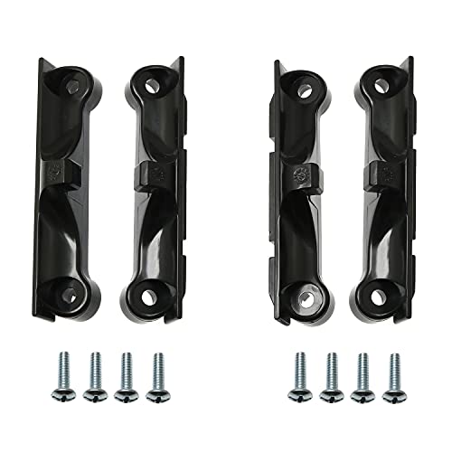 Rlecs Cpu Fan Retainer Bracket 4Pcs Black Cpu Fan Support Bracket Cpu Motherboard Bracket Clips For Am4