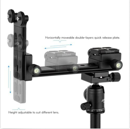 Fotga L200 10Kg/22Lb Load Telephoto Lens Quick Release Plate Long Focus Support Holder For Tripod Ball Head Dslr Camera Compatib